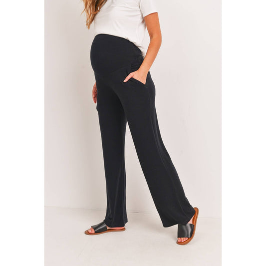 Straight Leg Maternity Terry Lounge Pants