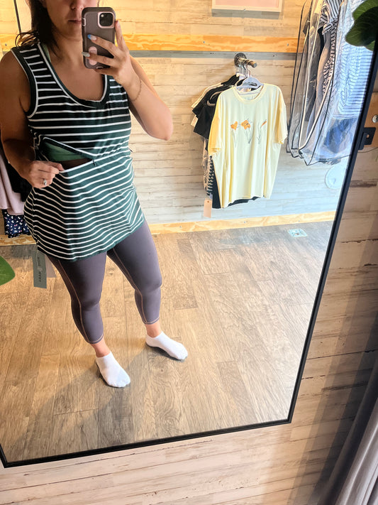 Invisible Zip Breastfeeding Tank Top