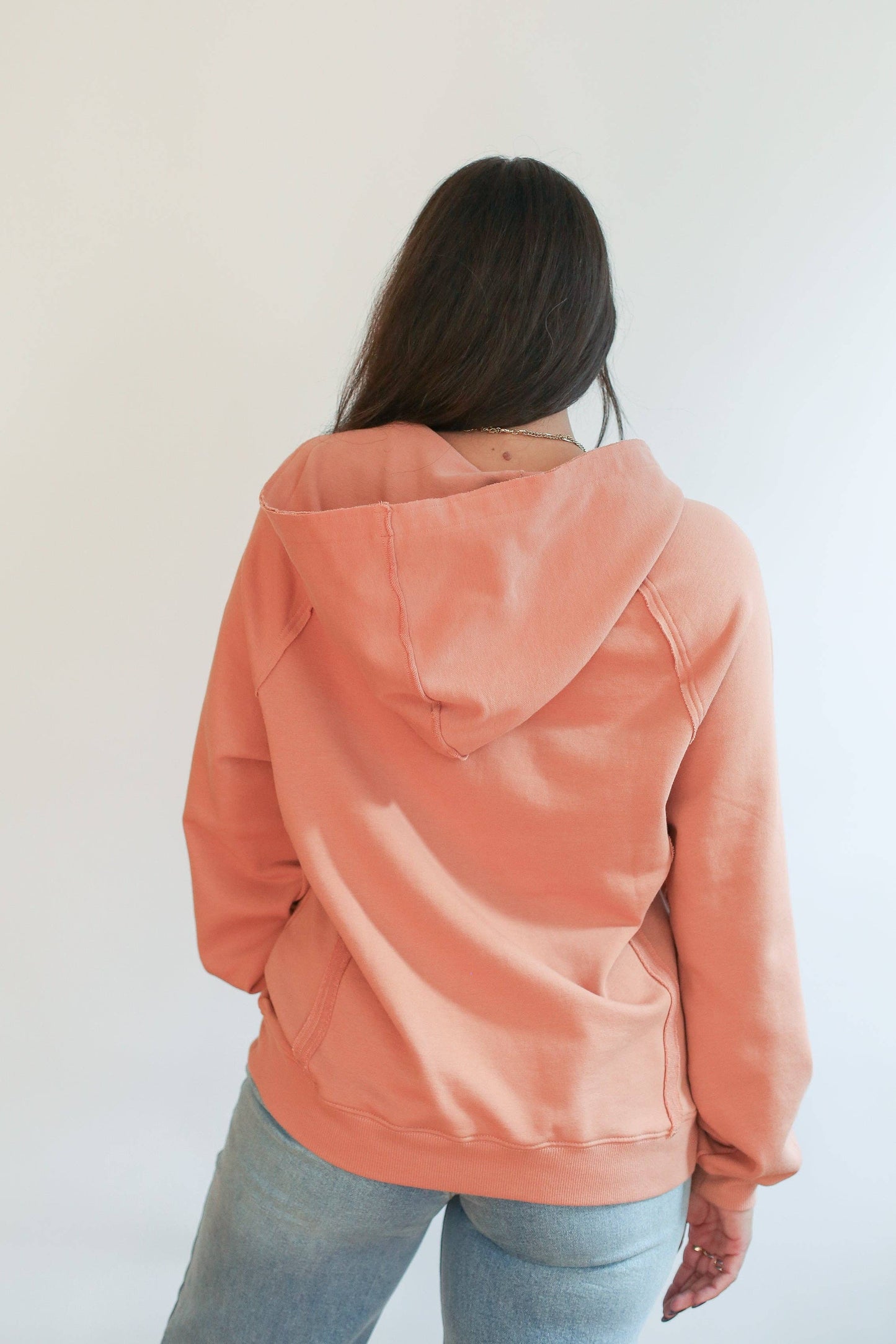 Nursing Friendly Side zip hoodie /forest green/Clay