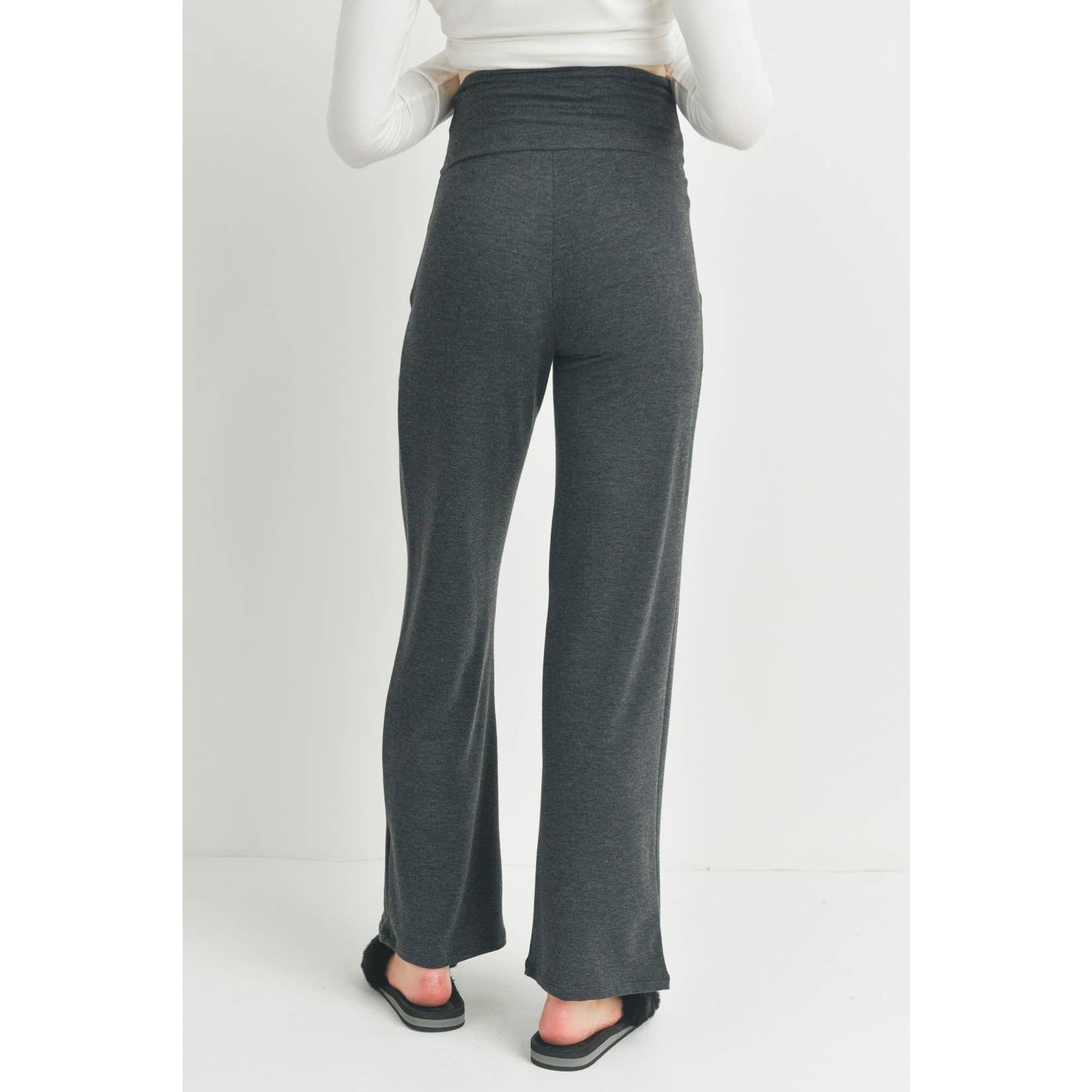 Straight Leg Maternity Terry Lounge Pants