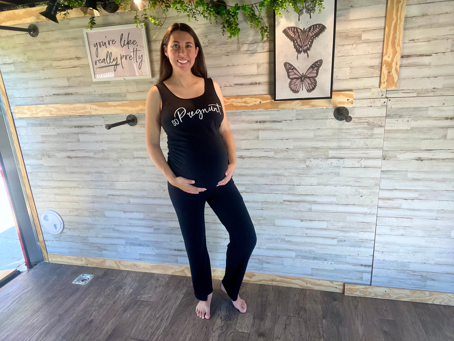 So Pregnant Maternity Tank Top
