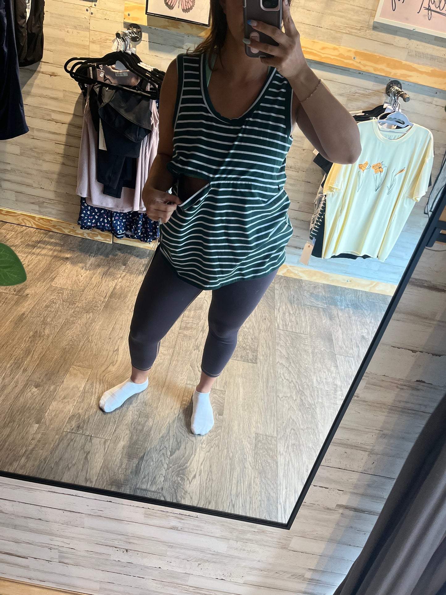 Invisible Zip Breastfeeding Tank Top