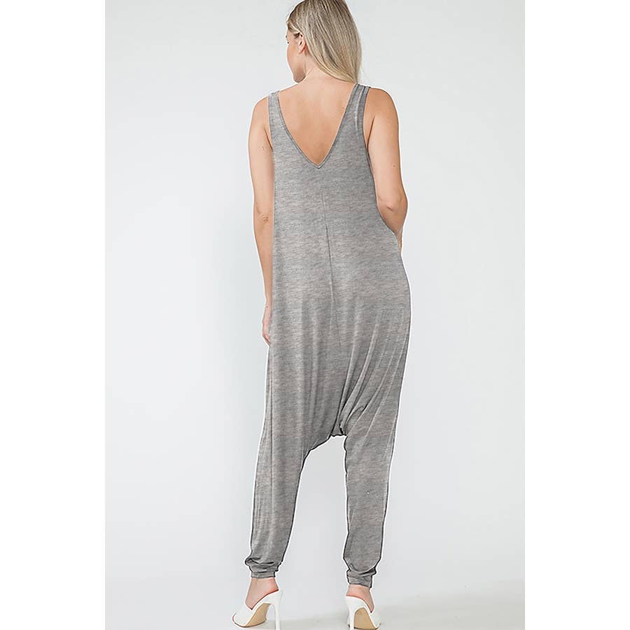 Maternity Summer Tank Loungewear Jumpsuit