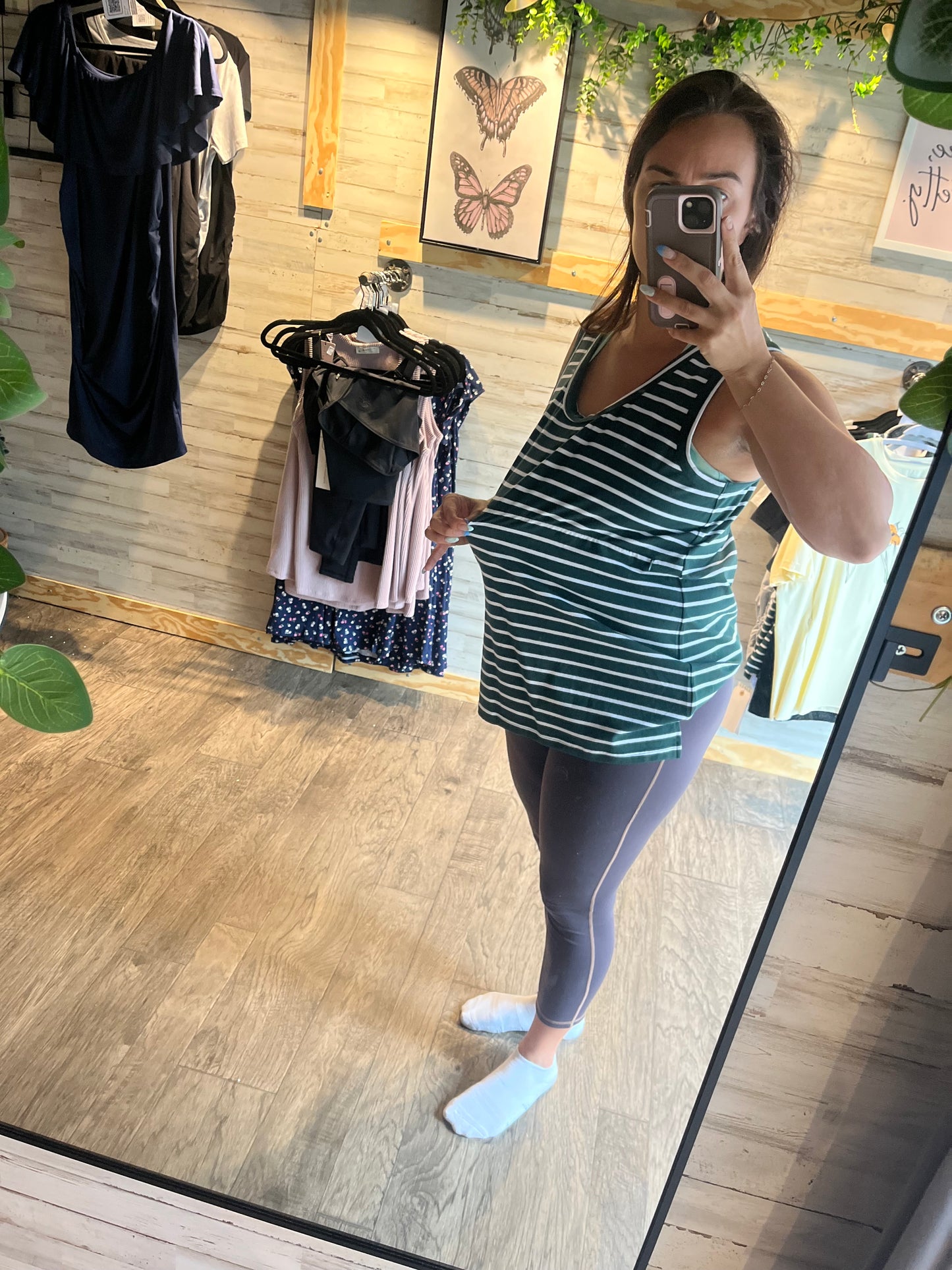 Invisible Zip Breastfeeding Tank Top