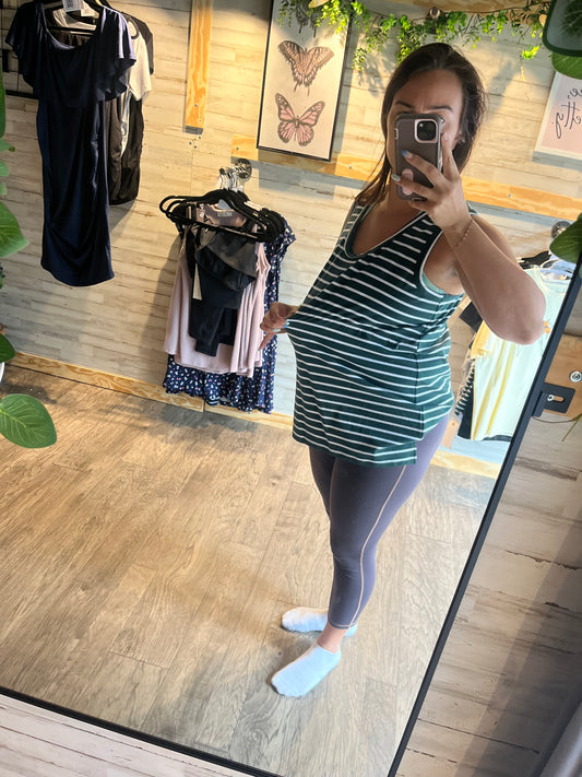 Invisible Zip Breastfeeding Tank Top
