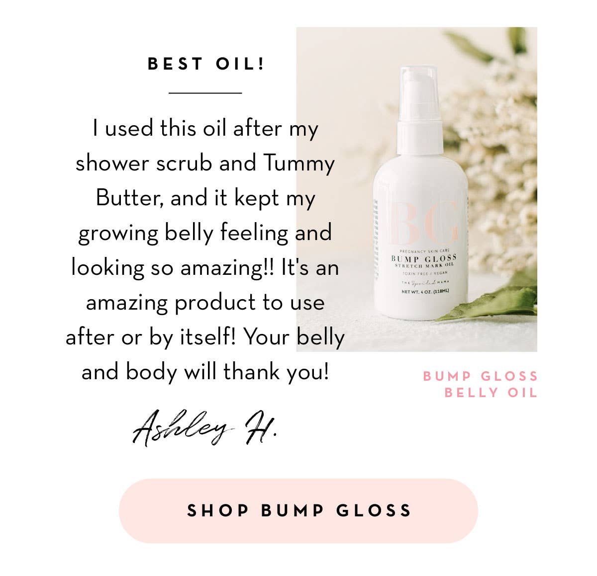 Bump Gloss Stretch Mark Oil