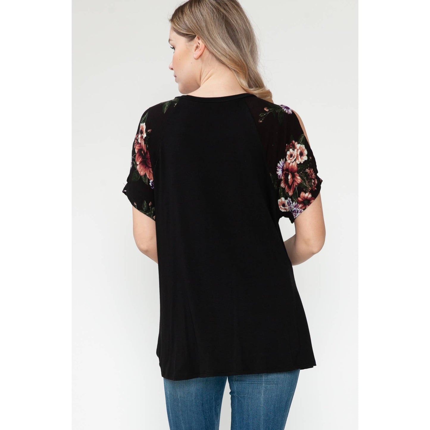 Maternity Floral Short Sleeve Spring/Summer Top